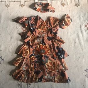 For Love and Lemons stretch strapless ruffle dress